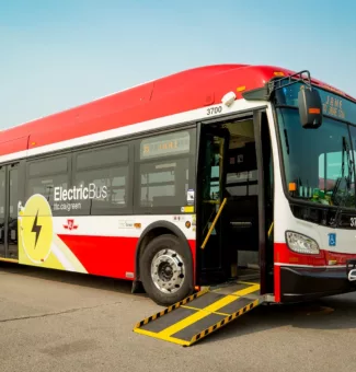 Electrified TTC bus